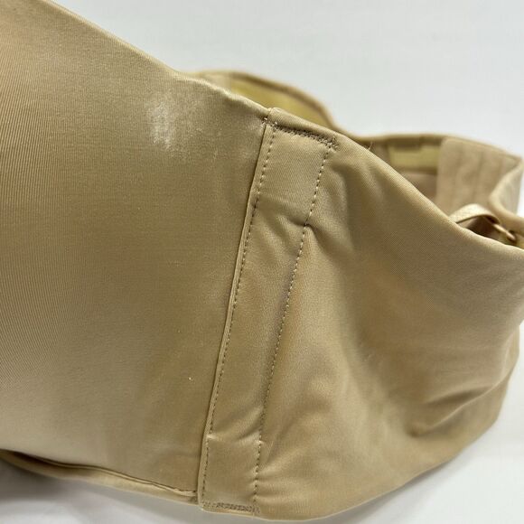 Cacique Lane Bryant Beige Tan Multi-Way Zoned Strapless Bra Size 44DD Underwire - Picture 4 of 12